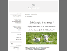 Tablet Screenshot of bellelaine.yotabe.fr